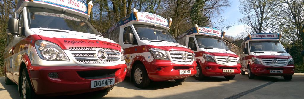 charity event with ice cream van hire